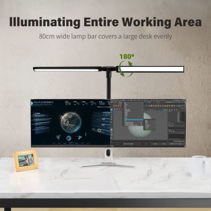 LED Fleksibilno prigušivo osvjetljenje za monitor OFFICE LED/24W/230V 2700-6300K CRI 95