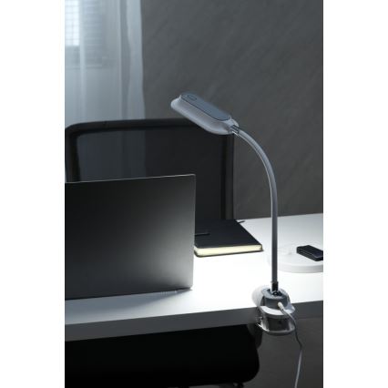 LED+CCT Podesiva stolna svjetiljka s kopčom CLIP LED/7,5W/230V 3000/4200/5000K bijela