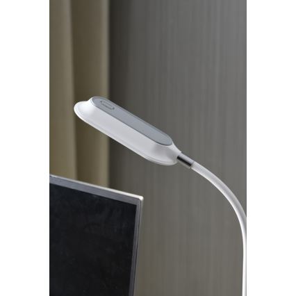 LED+CCT Podesiva stolna svjetiljka s kopčom CLIP LED/7,5W/230V 3000/4200/5000K bijela