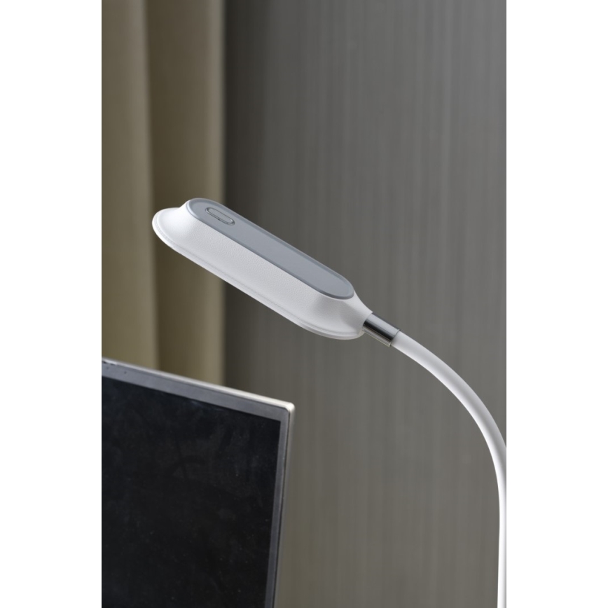 LED+CCT Podesiva stolna svjetiljka s kopčom CLIP LED/7,5W/230V 3000/4200/5000K bijela