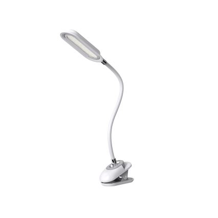 LED+CCT Podesiva stolna svjetiljka s kopčom CLIP LED/7,5W/230V 3000/4200/5000K bijela