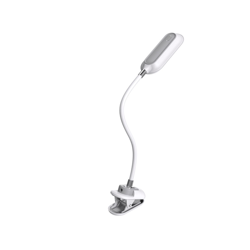 LED+CCT Podesiva stolna svjetiljka s kopčom CLIP LED/7,5W/230V 3000/4200/5000K bijela