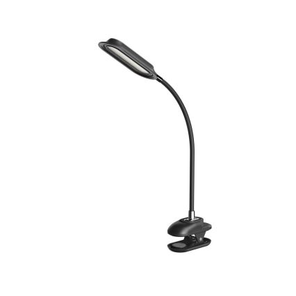 LED+CCT stolna lampa s kopčom i prigušivanjem CLIP LED/7,5W/230V 3000/4200/5000K crna