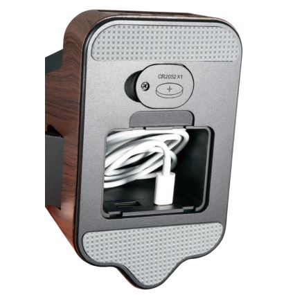 LED+CCT Prigušiva stolna lampa s bežičnim Qi punjenjem IDEAL LED/8W/230V 2700/4000/5000K smeđa