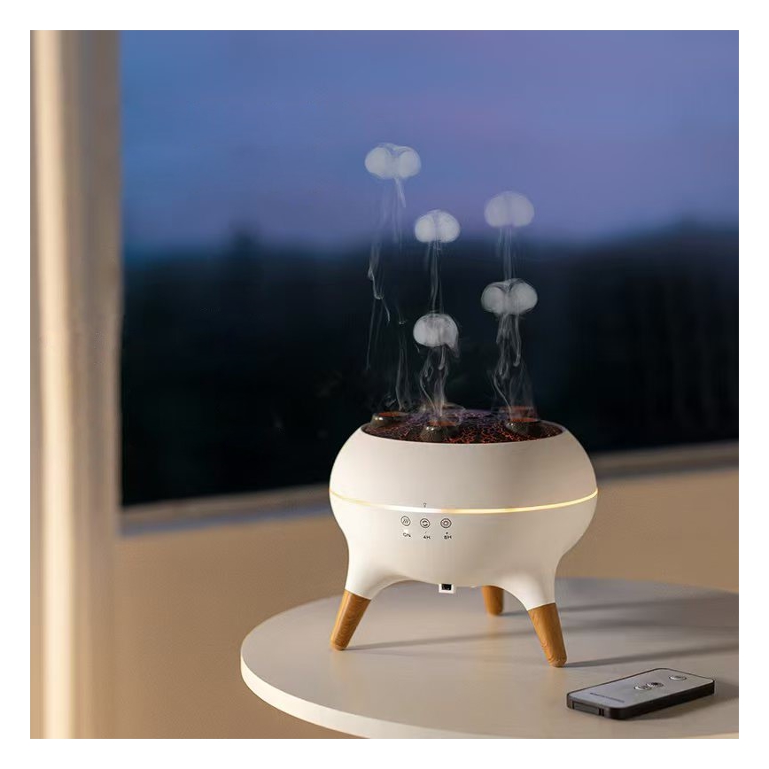 Immax 09104L - Aroma difuzer i ovlaživač zraka JELLYFISH LED/11W/5V