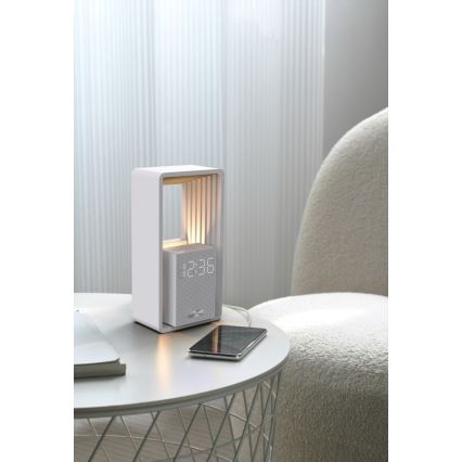 LED stolna lampa s budilicom i punjenjem CALM LED/3,5W/5V