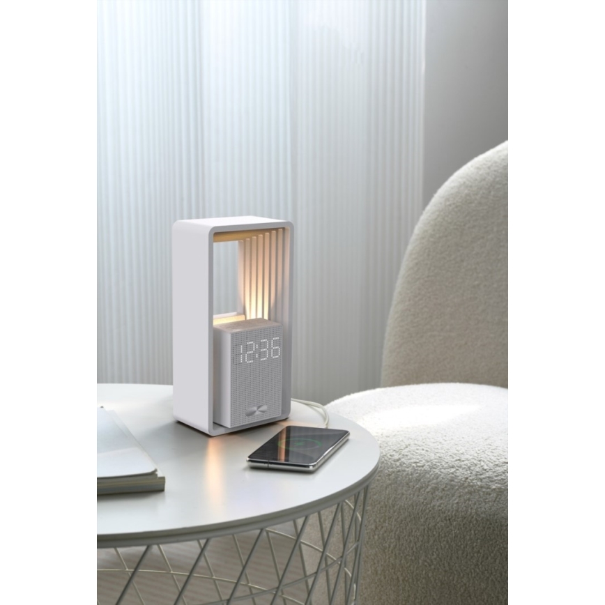 LED stolna lampa s budilicom i punjenjem CALM LED/3,5W/5V