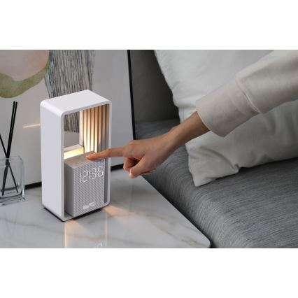 LED stolna lampa s budilicom i punjenjem CALM LED/3,5W/5V
