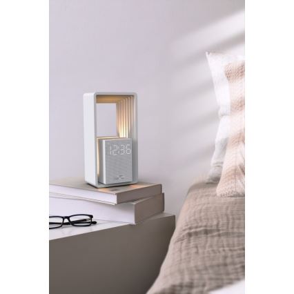 LED stolna lampa s budilicom i punjenjem CALM LED/3,5W/5V