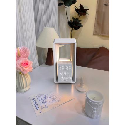 LED stolna lampa s budilicom i punjenjem CALM LED/3,5W/5V