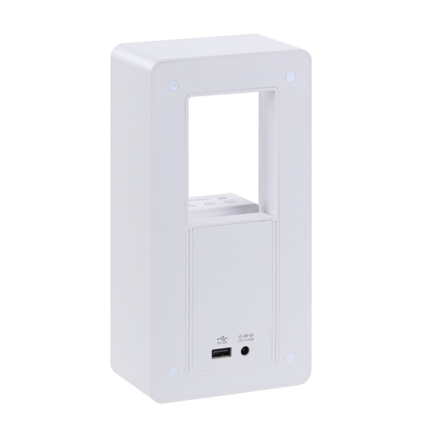 LED stolna lampa s budilicom i punjenjem CALM LED/3,5W/5V