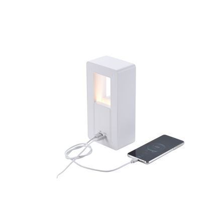 LED stolna lampa s budilicom i punjenjem CALM LED/3,5W/5V