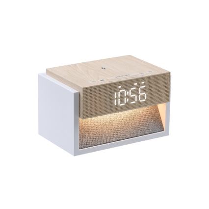 LED stolna svjetiljka s budilicom i mogućnošću punjenja CALM LED/1,2W/5V