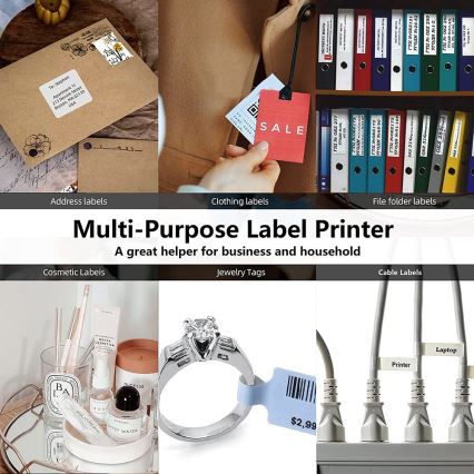 Digitalna pisač etiketa USB-C + samoljepljive etikete 40x30mm