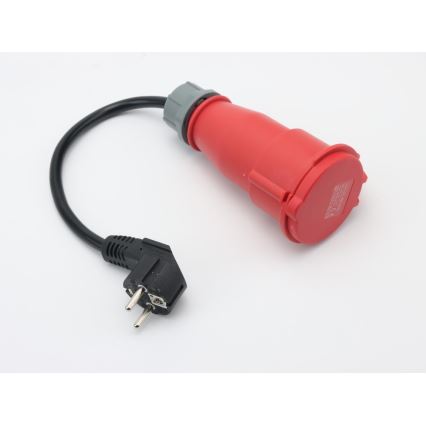 Immax - Prijenosna putna punionica za električna vozila (EV) AC Type 2 16A/380V 11 kW + utikač 230V, kabel 5 m, Wi‑Fi (Tuya)