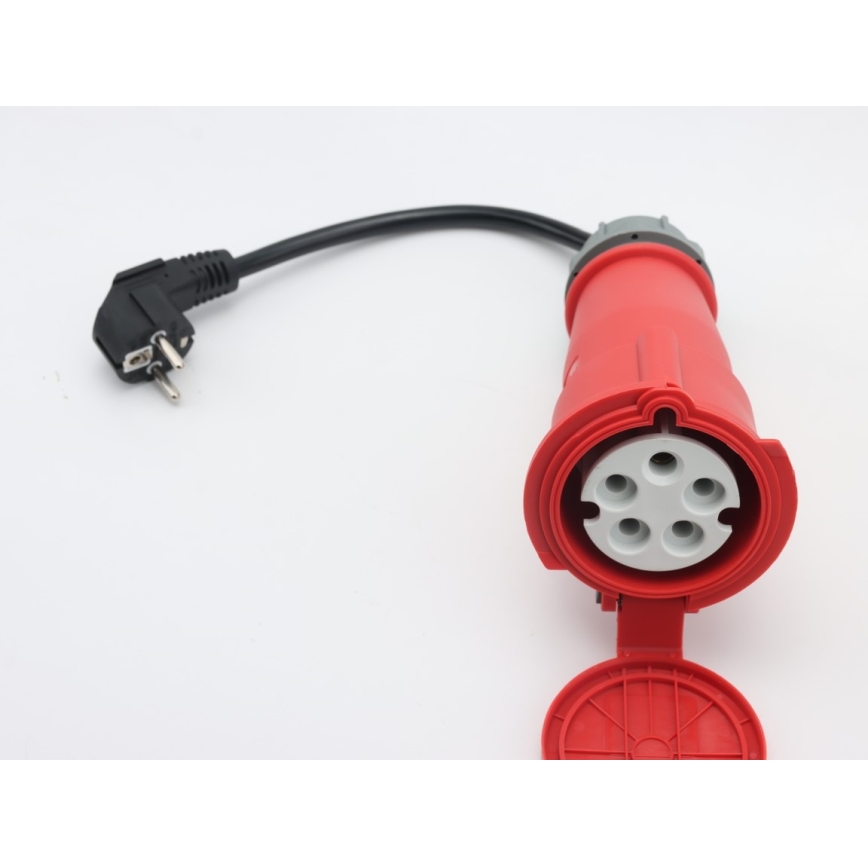 Immax - Prijenosna putna punionica za električna vozila (EV) AC Type 2 16A/380V 11 kW + utikač 230V, kabel 5 m, Wi‑Fi (Tuya)