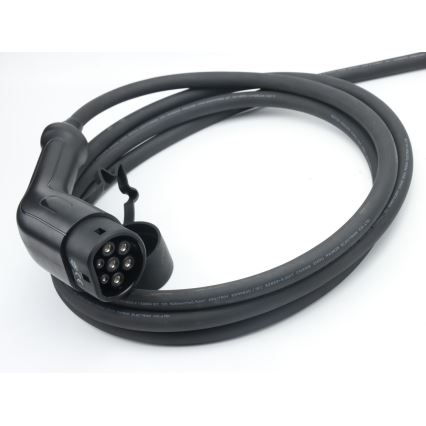 Immax - Prijenosna putna punionica za električna vozila (EV) AC Type 2 16A/380V 11 kW + utikač 230V, kabel 5 m, Wi‑Fi (Tuya)