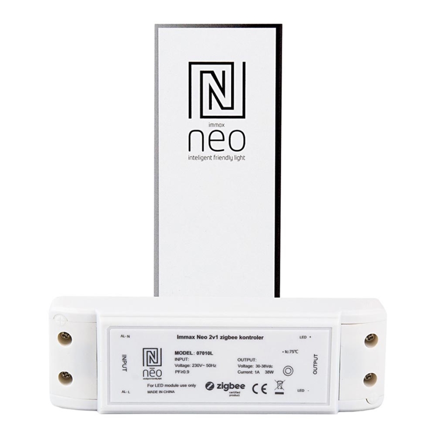 Immax NEO 07010L - Uređaj za povezivanje 2v1 38W/230V ZigBee