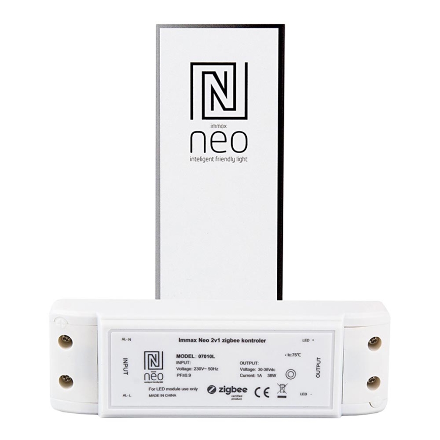 Immax NEO 07010L - Uređaj za povezivanje 2v1 38W/230V ZigBee