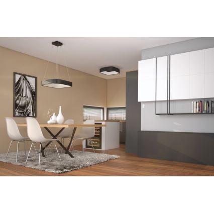 Immax NEO 07033L - LED prigušivački luster na užetu TOPAJA LED/36W/230V 45x45 cm Tuya + daljinski upravljač