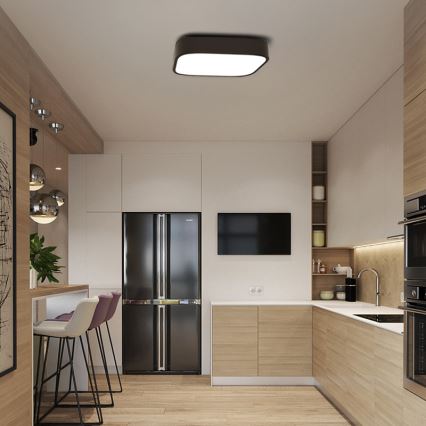 Immax NEO 07039L - LED stropna svjetiljka s prigušivanjem RECUADRO LED/56W/230V Tuya + daljinski upravljač