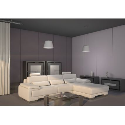 Immax NEO 07053L - LED RGBW prigušivač luster na užetu CONO 1xE27/8,5W/230V 32 cm Tuya + daljinski upravljač