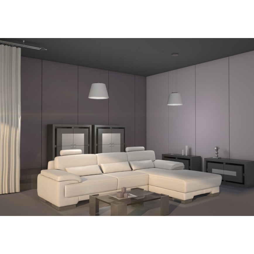 Immax NEO 07053L - LED RGBW prigušivač luster na užetu CONO 1xE27/8,5W/230V 32 cm Tuya + daljinski upravljač