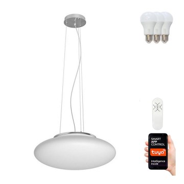Immax NEO 07055L-LED RGB Prigušivi luster na sajli ELIPTICO 3xE27/8,5W/100-240V Tuya