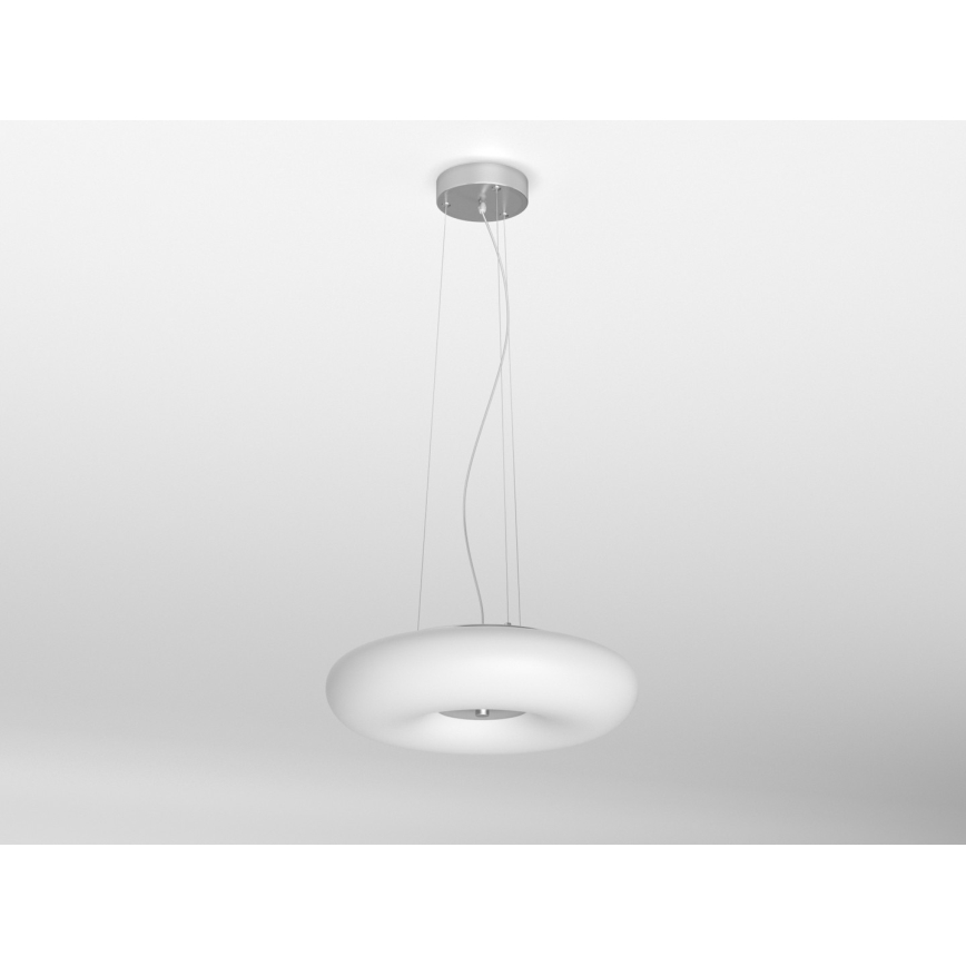 Immax NEO 07059L - LED RGBW Prigušivi luster na sajli FUENTE 3xE27/8,5W/100-240V 40 cm + daljinski upravljač Tuya