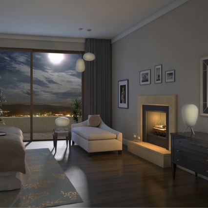 Immax NEO - LED luster na sajli za prigušivanje RGB COCONO 1xE27/8,5W/100-240V