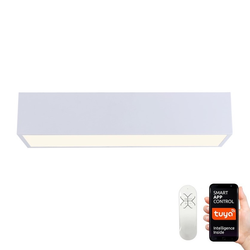 Immax NEO 07072-60 - LED Prigušiva stropna svjetiljka CANTO LED/34W/230V bijela Tuya + daljinski upravljač