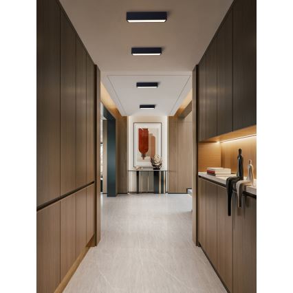 Immax NEO 07074-60 - LED stropna svjetiljka s prigušivanjem CANTO LED/34W/230V crna Tuya + daljinski upravljač