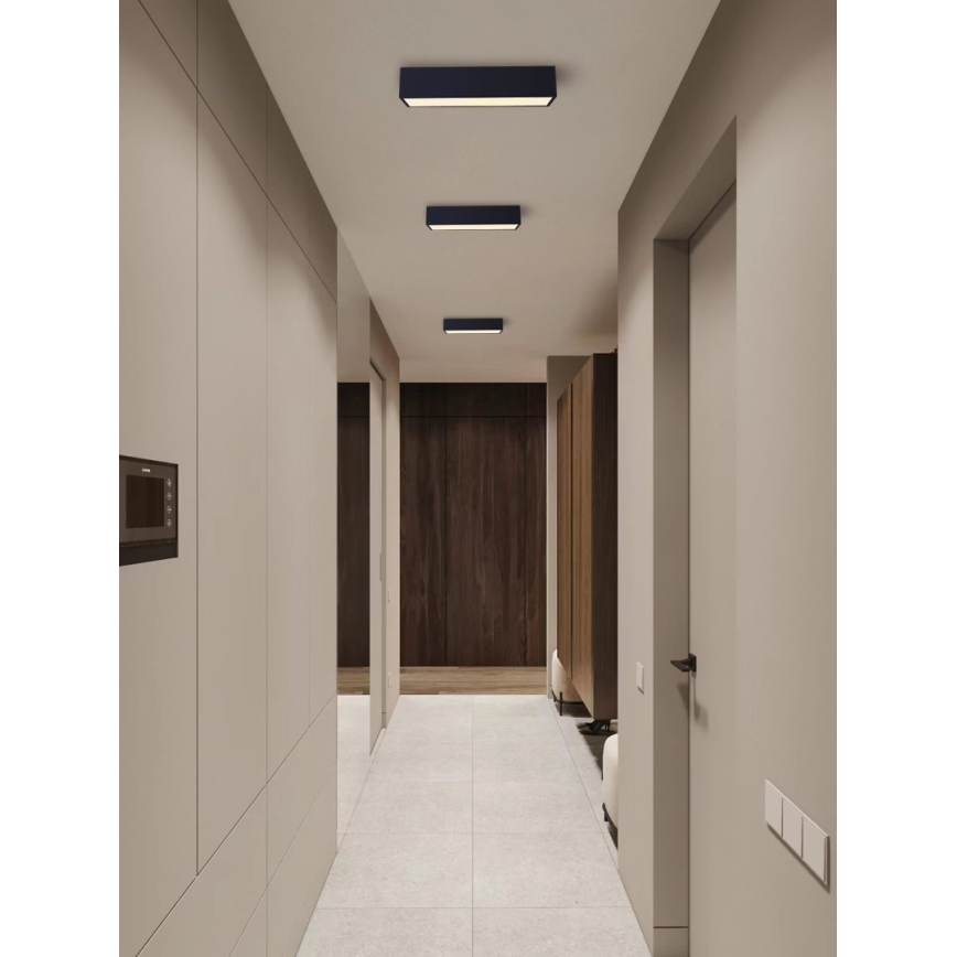 Immax NEO 07074-60 - LED Prigušiva stropna svjetiljka CANTO LED/34W/230V crna Tuya + daljinski upravljač