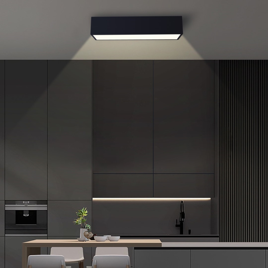 Immax NEO 07074-60 - LED Prigušiva stropna svjetiljka CANTO LED/34W/230V crna Tuya + daljinski upravljač