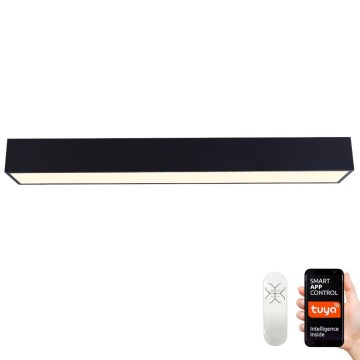 Immax NEO 07074-90 - LED stropna svjetiljka s prigušivanjem CANTO LED/50W/230V crna Tuya + daljinski upravljač