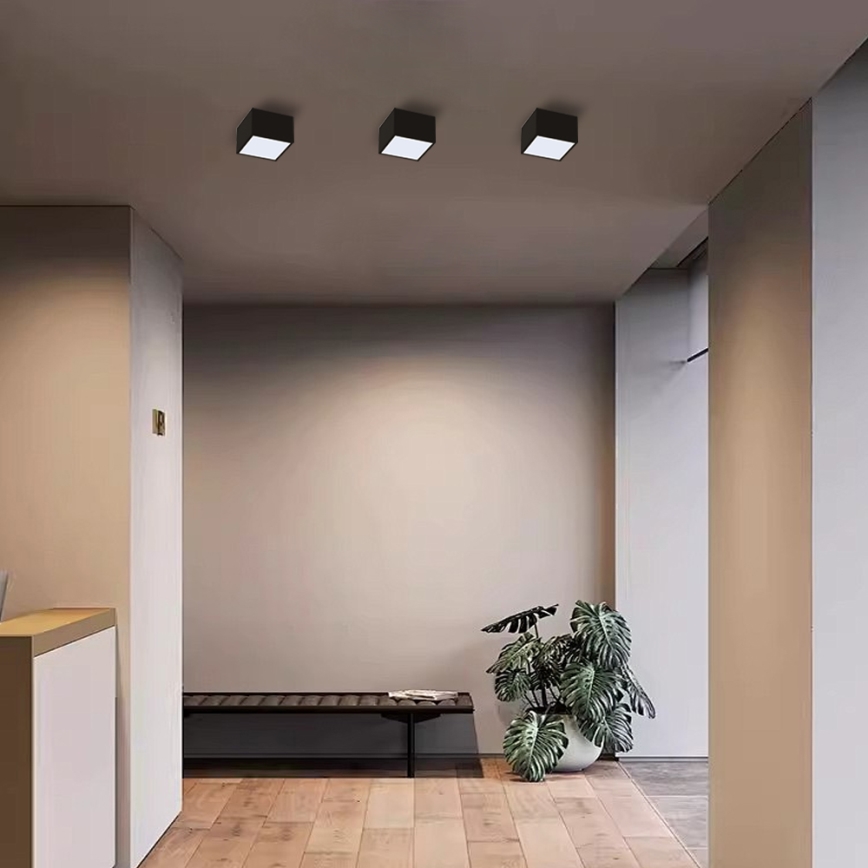 Immax Neo 07074L-15BD - Set 2x LED Prigušiva stropna svjetiljka CANTO 2xLED/12W/230V + daljinski upravljač Tuya