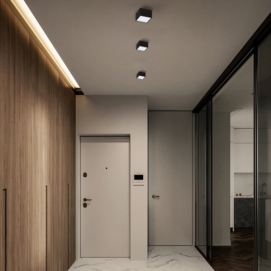Immax Neo 07074L-15BD - Set 2x LED Prigušiva stropna svjetiljka CANTO 2xLED/12W/230V + daljinski upravljač Tuya