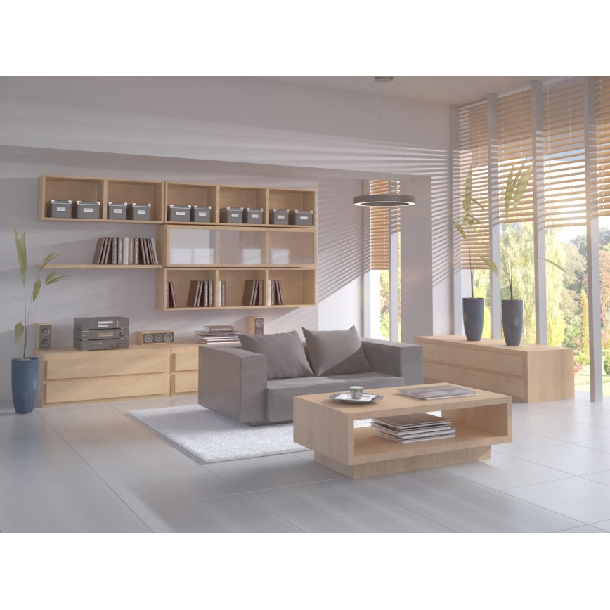 Immax NEO 07091L - LED prigušivački luster na užetu PASTEL LED/52W/230V 60 cm bijeli Tuya + daljinski upravljač