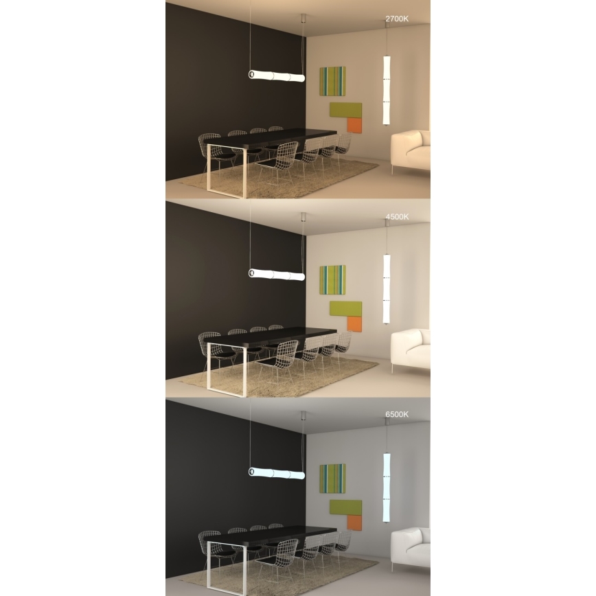 Immax NEO 07102L - LED Prigušivi luster na sajli BAMBOOS LED/30W/230V 90 + DU Tuya
