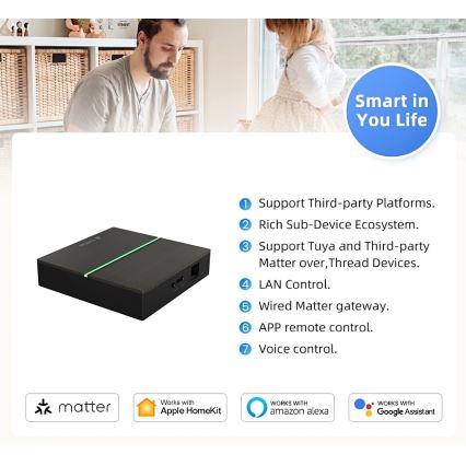 Immax NEO 07117-5 - Pametni MATTER BRIDGE Zigbee 3.0 230V Tuya Wi-Fi