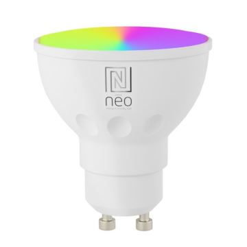 Immax NEO 07118B-2 - LED RGB+CCT Vanjska prigušiva zidna reflektorska svjetiljka PARED 1xGU10/5,5W/230V Wi-Fi Tuya IP65