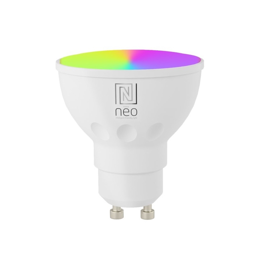 Immax NEO 07118B-2 - LED RGB+CCT Vanjska prigušiva zidna reflektorska svjetiljka PARED 1xGU10/5,5W/230V Wi-Fi Tuya IP65