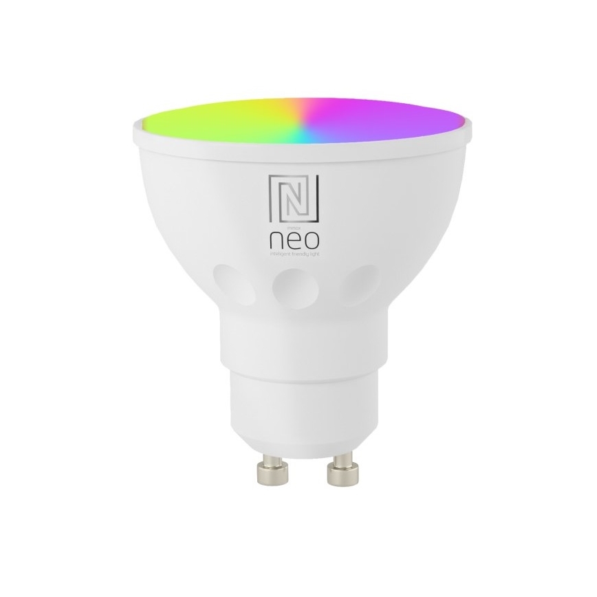 Immax NEO 07118B-2 - LED RGB+CCT Vanjska prigušiva zidna reflektorska svjetiljka PARED 2xGU10/5,5W/230V Wi-Fi Tuya IP65