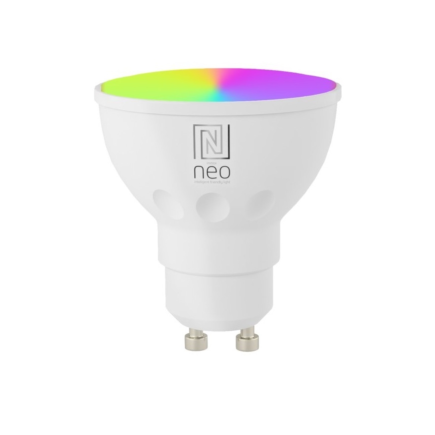 Immax NEO 07118B-2 - LED RGB Prigušiva vanjska zidna reflektorska svjetiljka PARED 2xGU10/5,5W/230V IP65 Tuya