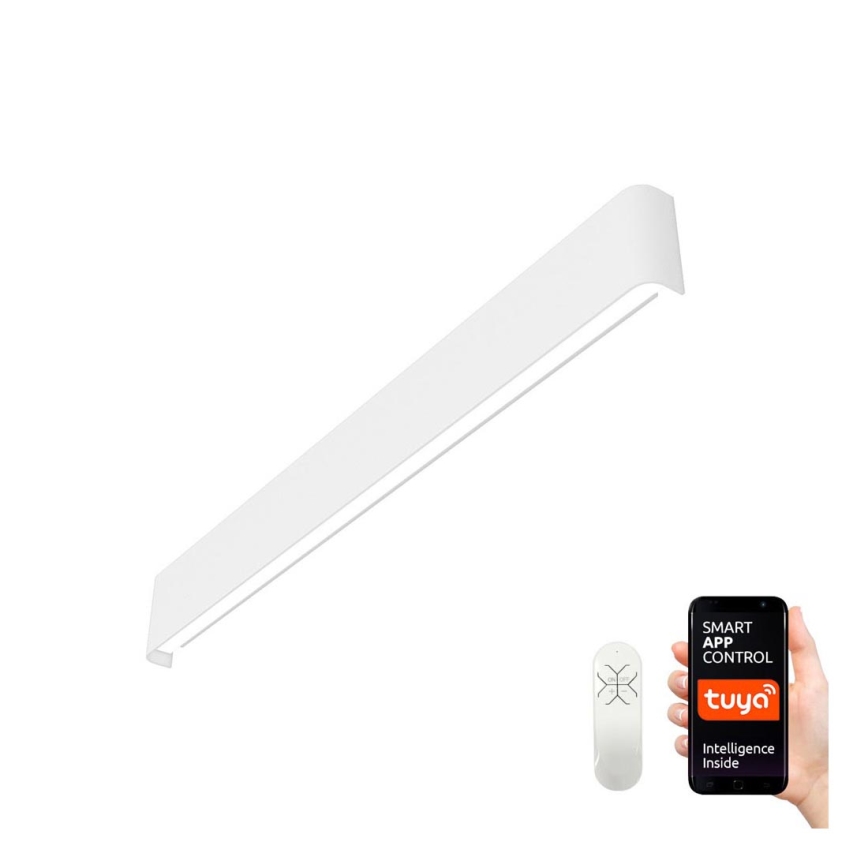 Immax NEO 07137-W - LED SMART Zidno svjetlo LINEA bijelo, prigušivo LED/40W/230V + daljinski upravljač 76 cm Tuya ZigBee