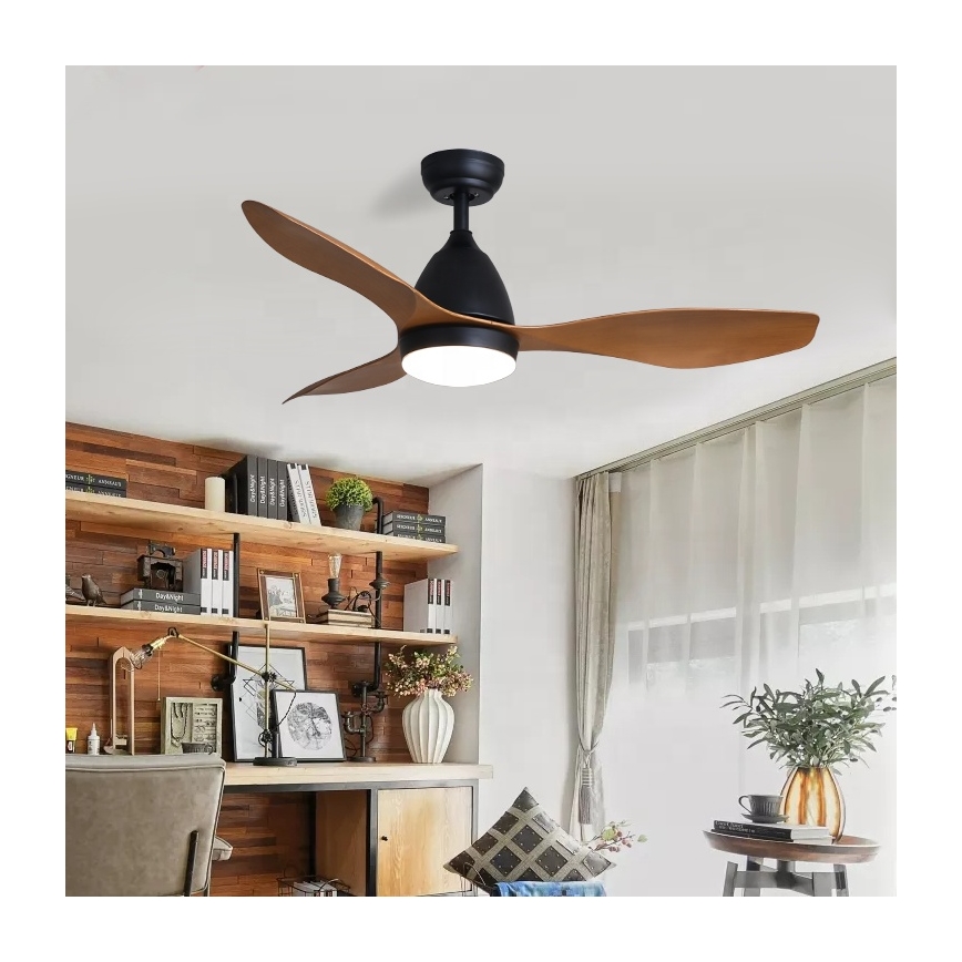 Immax NEO 07141-B - LED Stropni ventilator NEO LITE FRESCO LED/18W/230V Tuya Wi-Fi crna/smeđa+ daljinski upravljač