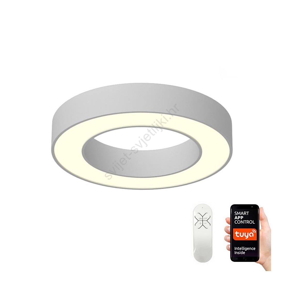 Immax NEO 07144-GR60-LED Prigušiva svjetiljka PASTEL LED/52W/230V Tuya ...