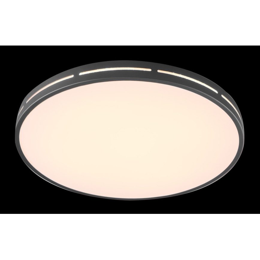 Immax NEO 07145-B42 - LED Prigušiva stropna svjetiljka NEO LITE VISTAS LED/24W/230V Tuya Wi-Fi crna + daljinski upravljač