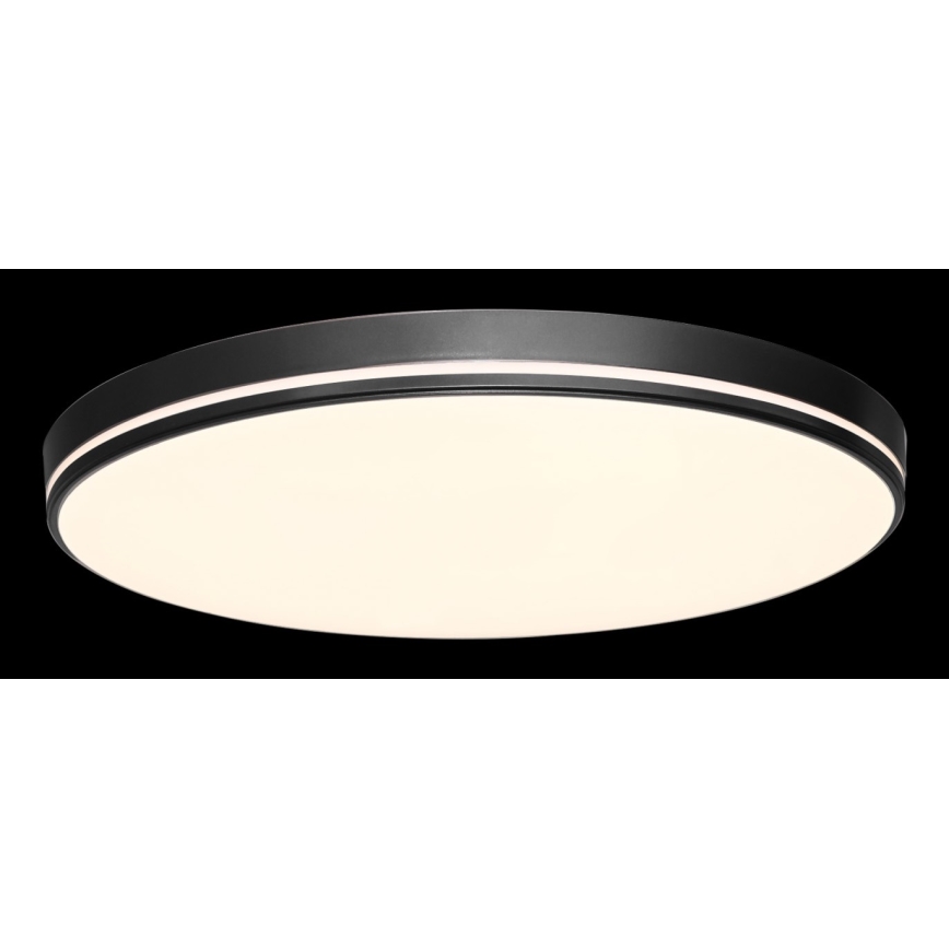 Immax NEO 07148-B40 - LED Prigušiva stropna svjetiljka NEO LITE AREAS LED/24W/230V Tuya Wi-Fi crna + daljinski upravljač