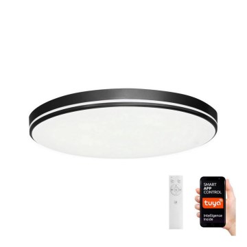 Immax NEO 07148-B40 - LED stropna svjetiljka s prigušivanjem NEO LITE AREAS LED/24W/230V Tuya Wi-Fi crna + daljinski upravljač